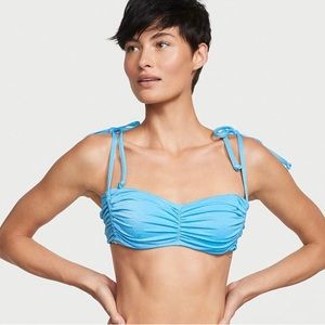 Victoria’s Secret Ruched Shine Bralette Bikini Top OUT OF STOCK